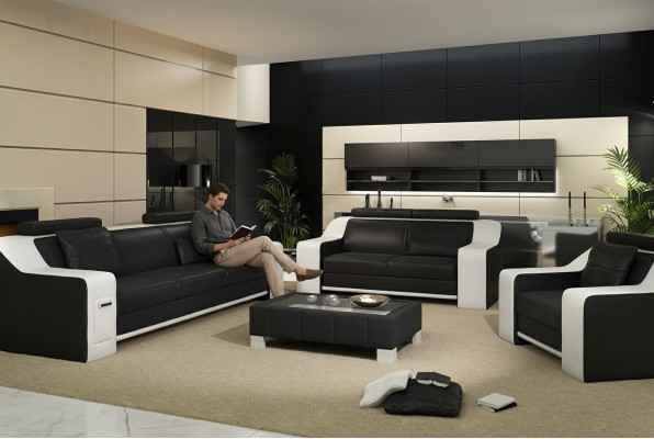 Comò moderno in legno Sideboard Credenze Armadio da soggiorno XXL