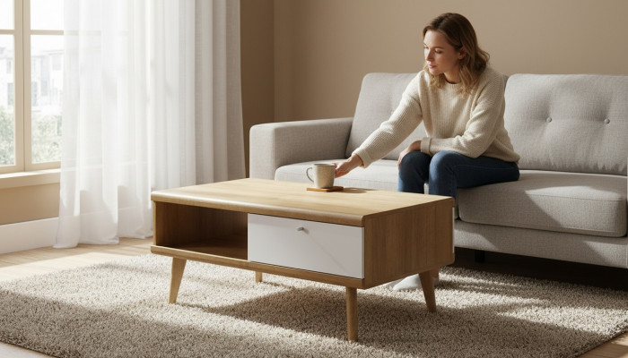 Tavolino moderno Design divano Tavoli in legno Salotto Auxiliaries.