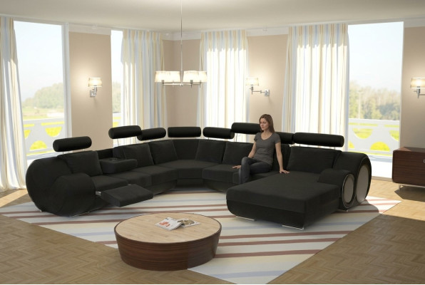 Mobile moderno in legno con cassetti 107 cm XXL ad uso come credenza o mobile basso.