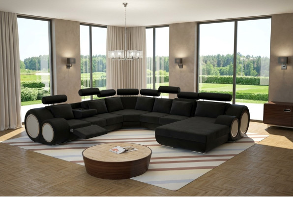 Mobile moderno in legno con cassetti 107 cm XXL ad uso come credenza o mobile basso.