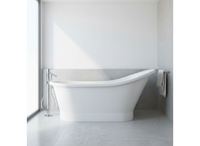 Vasca da bagno classica a design freestanding moderno.