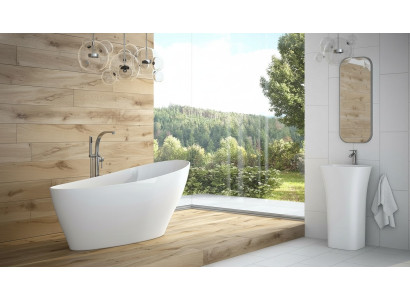 Vasca da bagno design Vasche da bagno ovali indipendenti moderne.