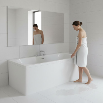 Vasca da bagno doccia piatto doccia scarico vasca da bagno in acrilico