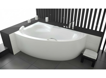 Vasca da bagno XXL Vasca angolare 150 * 100 cm Vasca in acrilico Vasca da bagno