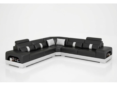Designer soggiorno angolare divano angolare divano USB Grande L Form XXL Set di sedili Sandberg