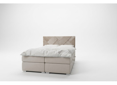 Letto boxspring per hotel con letti di lusso a castello doppio con cassetto letto imbottito 140x200cm.