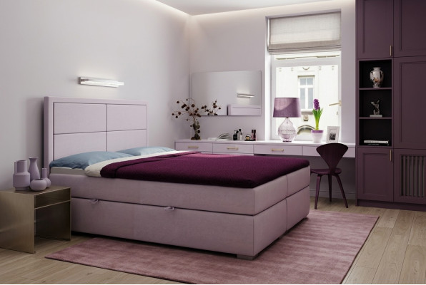 Letto Boxspring Hotel doppio completo Set Materasso Topper Letti Funzione Scatola