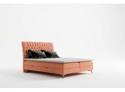 Chesterfield Boxspring Letto Matrimoniale Design Letti Imbottiti Contenitore Funzione Alberghiero