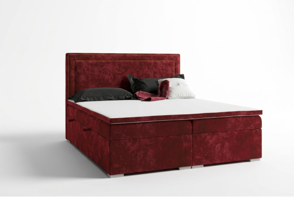 Letto a molle a scatola Hotel Letto doppio Letti di lusso Imbottiti 90/100/120/160/180x200cm