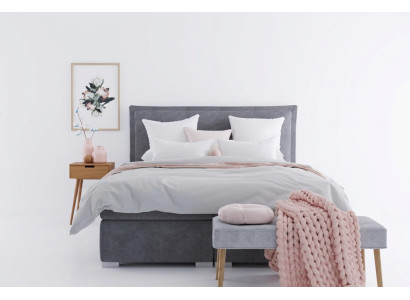 Letti boxspring per hotel moderni Letto matrimoniale di lusso con funzione di contenitore in tessuto