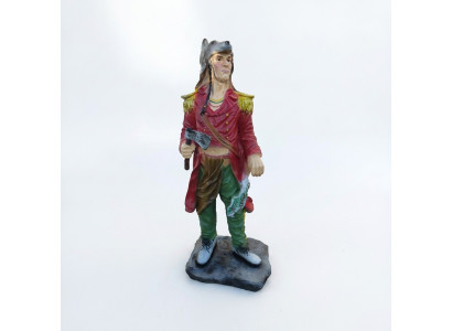 Statua Scultura Boscaiolo 75 cm Figure Statue Sculture Figure dipinte a mano