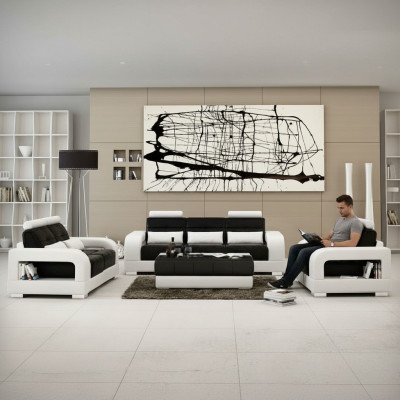 Designer set di divani con USB, divano imbottito, nuovo set di divani imbottiti H2209.