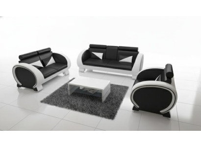 DIVANO IN PELLE 3+1 CON IMBOTTITURA DIVANO IMBOTTITO DIVANO IN PELLE SOFA DESIGN CON USB