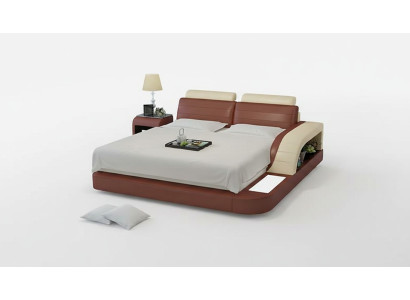 Camera da letto moderna Letto Design di alta qualità Letti Imbottiti Multifunzione +USB