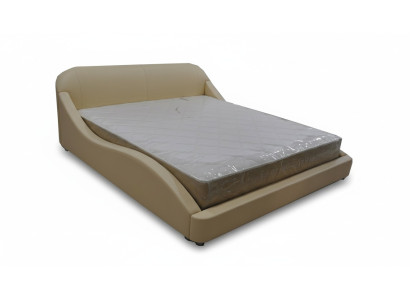 Lussuoso letto con USB imbottito con pelle moderno per hotel letto matrimoniale 140/160/180/200 cm.