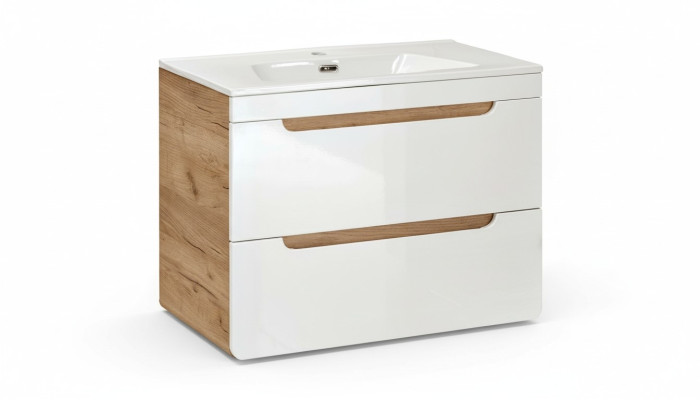 Lavabo 60 cm Mobiletto sotto lavabo Armadietto da bagno