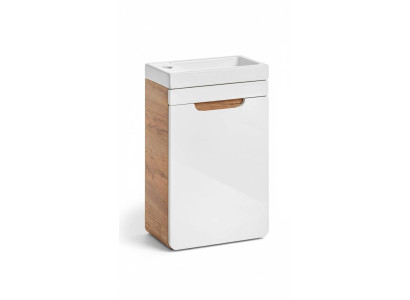 Lavabo design mobile bagno sospeso lucido