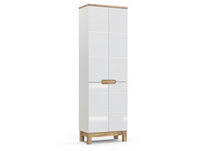 Mobiletto alto da bagno mobile contenitore bagno bianco