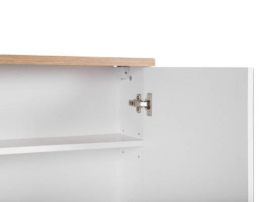 Mobile da bagno con specchio a parete e armadietto con specchio 80 cm