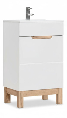 Lavandino Armadio Scaffale Armadi 50 cm Lavabo Mobile lavabo
