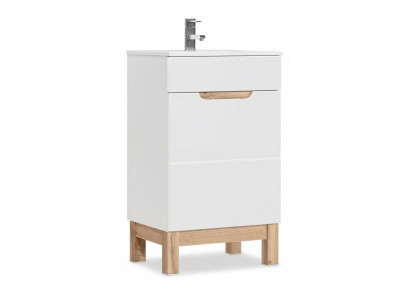 Lavandino Armadio Scaffale Armadi 50 cm Lavabo Mobile lavabo