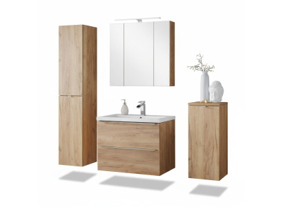 Mobili bagno design Bagno 4 pezzi Set Grembiule Mobile Decorativo Lavabo