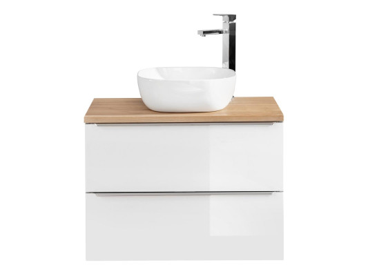 Set di mobili da bagno con lavandino da 60cm e mobile sottolavabo consolle.