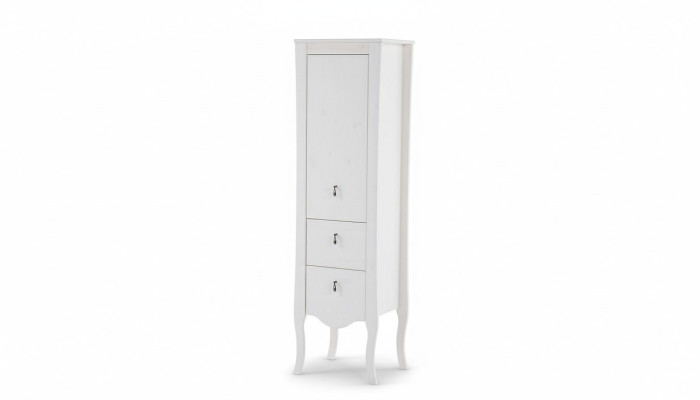 Mobili da bagno Armadio bagno Armadio alto in legno bianco Mobile bagno