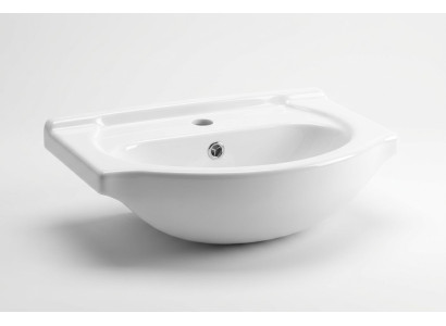 Lavabo in ceramica Decorativo Moderno da appoggio Bianco