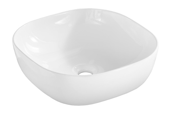 Lavabo in ceramica Moderno Lavabo Lavabo da appoggio decorativo Bianco