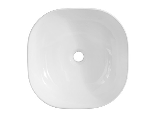 Lavabo in ceramica Moderno Lavabo Lavabo da appoggio decorativo Bianco