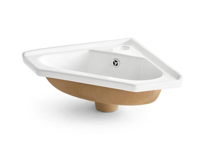 Lavabo da incasso in ceramica. Lavabo da appoggio.