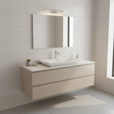 Lavabo da appoggio in ceramica bianco per lavabo decorativo
