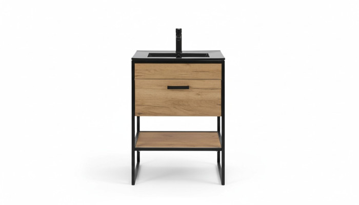 Mobile bagno set 60cm lavabo con mobile sottolavabo lavabo stile loft