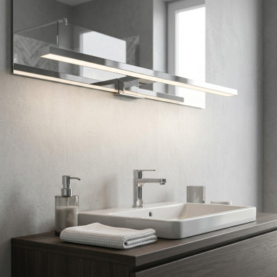 Lampada a LED per il bagno, lampada specchio, luce per lo specchio, applique, faretti per il bagno.