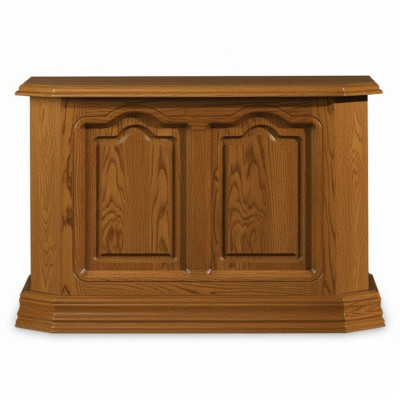 Tavolino console marrone in legno con cassetto e ripiano tavolino d'appoggio credenza