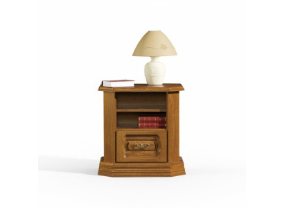Comodino in stile country, comò, consolle per la notte.