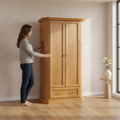 Legno Armadi Classici Armadio Libreria Armadio Guardaroba Armadio in Legno Stile Rustico