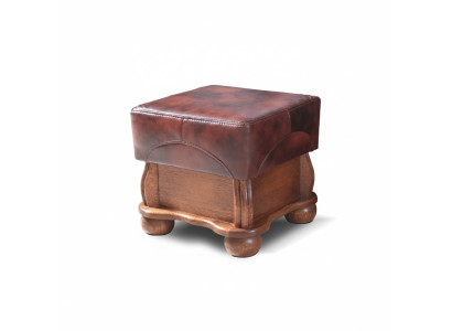 XXL poggiapiedi Club Lounge pouf in pelle tessuto ottomano designer pufa ottomana