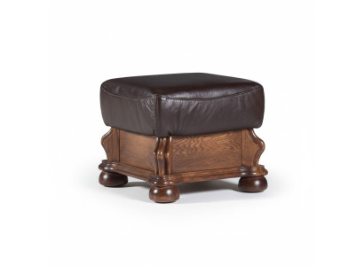 XXL poggiapiedi club lounge sgabello in pelle tessuto ottomano decorativo designer pouf