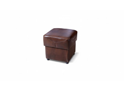 XXL poggiapiedi Club Decor Lounge pouf pelle tessuto ottomano designer pufa