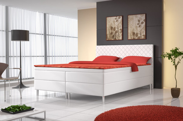 Letto imbottito Letti Letto Imbottito Similpelle Designer Hotel Matrimoniale Lusso Design