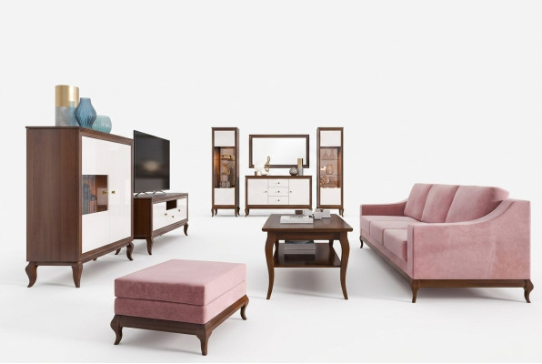Set soggiorno vetrina comò specchio pareti attrezzate comò design