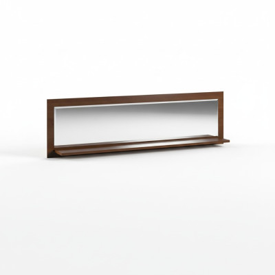 Specchio da parete classico con cornice in legno Mobili specchio 154x45cm nuovo Cornice in vetro Parete