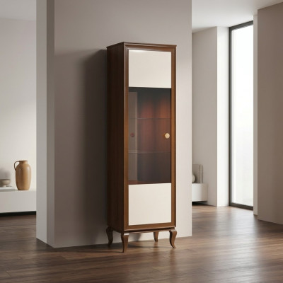 Mobili da soggiorno classici Vetrine Armadi Mobili da soggiorno Mobile vetrina di lusso in vetro