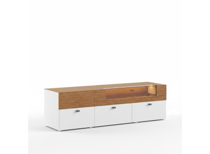 Madia TV Basso mobile RTV XXL Mobile Tavolo Soggiorno Legno Classico Barocco