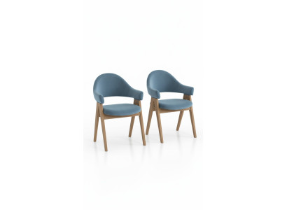 Set di sedie di lusso 10x, gruppo di sedie imbottite con schienale, set di sedie in legno.