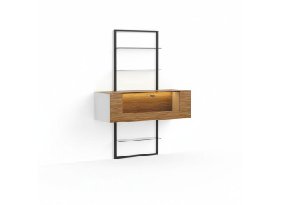 Mobile divisorio per armadi da designer, scaffali da parete, armadi del soggiorno, sistema di mobili da 160 cm per ufficio.