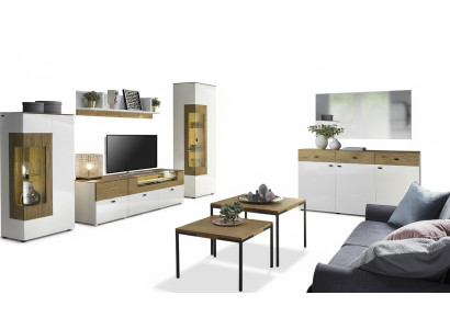 Set parete vivente moderno Vetrine Mobile TV mobile Soggiorno stile barocco