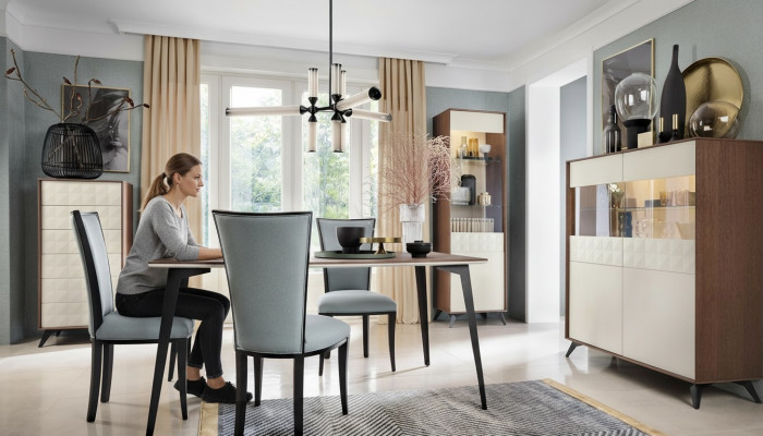 Tavolo da pranzo in legno Tavoli Tavolo da pranzo Massicci Designer 160x90x76cm